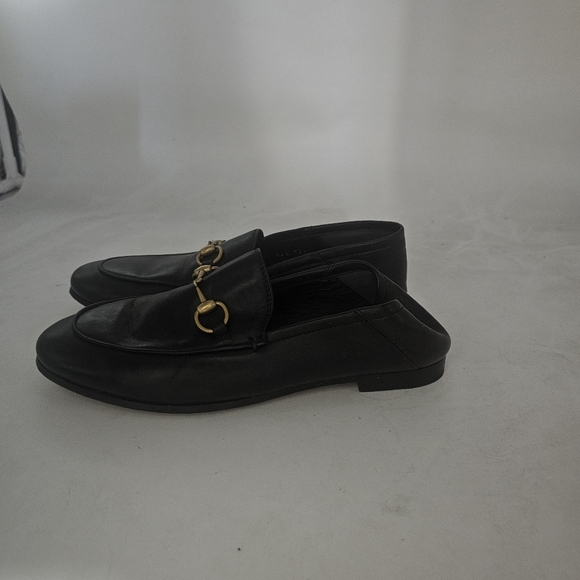 Gucci Brixton Black Leather Horsebit Loafers Womens 6.5 EU36.5 MSRP $1090 - Picture 10 of 16